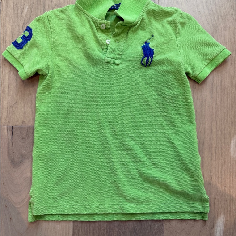 Ralph Lauren Kids Green Polo Shirt